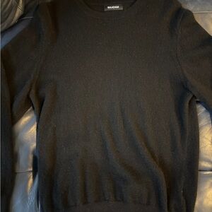 NAADAM Men's cashmere Classic Black Crewneck Sweater